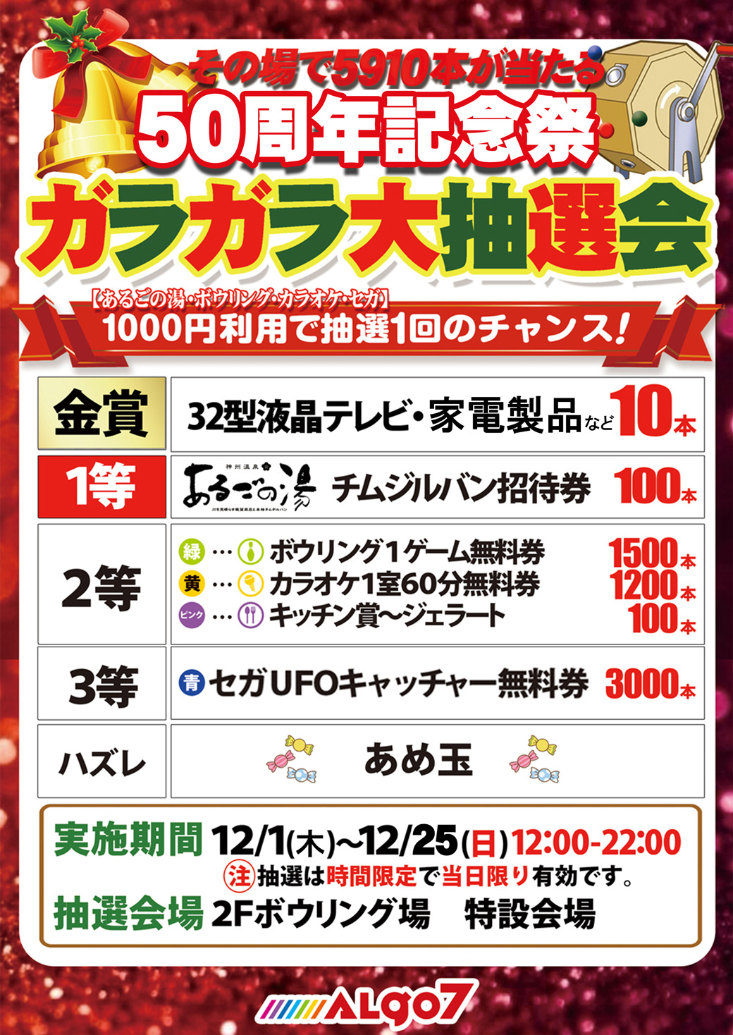 ガラガラ大抽選会